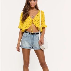 LOAVIES floral top printed